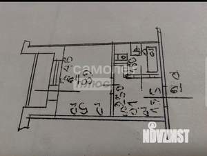 1-к квартира, вторичка, 16м2, 1/9 этаж