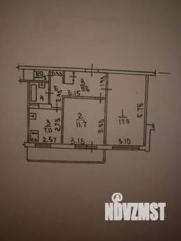 2-к квартира, вторичка, 49м2, 3/9 этаж