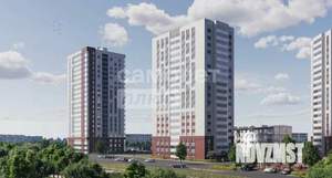1-к квартира, строящийся дом, 41м2, 10/20 этаж