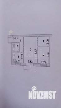 2-к квартира, вторичка, 44м2, 5/5 этаж