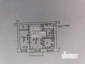 2-к квартира, вторичка, 44м2, 5/5 этаж