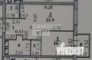 1-к квартира, вторичка, 45м2, 23/25 этаж