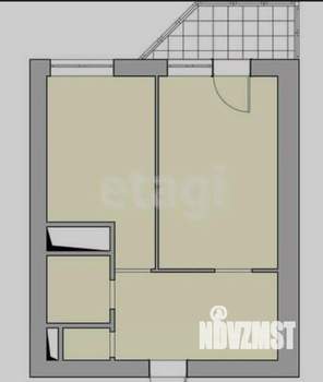 1-к квартира, вторичка, 32м2, 1/5 этаж