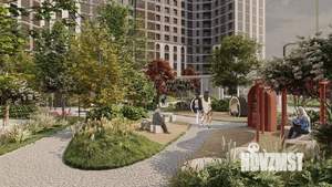 2-к квартира, строящийся дом, 55м2, 9/15 этаж