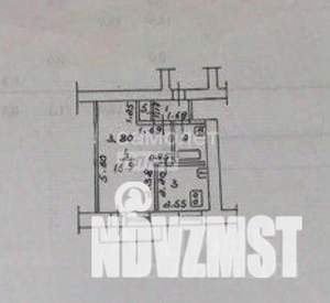 1-к квартира, вторичка, 28м2, 4/5 этаж