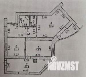 3-к квартира, вторичка, 88м2, 14/14 этаж
