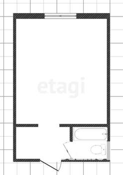 2-к квартира, вторичка, 24м2, 5/5 этаж