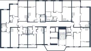 1-к квартира, вторичка, 53м2, 3/25 этаж