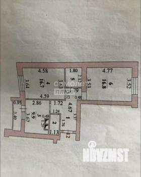 2-к квартира, вторичка, 60м2, 4/11 этаж
