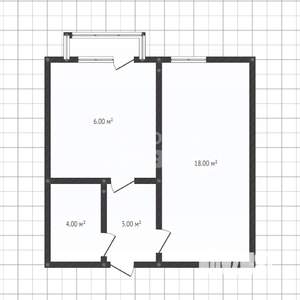 1-к квартира, вторичка, 31м2, 4/5 этаж