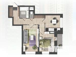 2-к квартира, вторичка, 60м2, 10/25 этаж