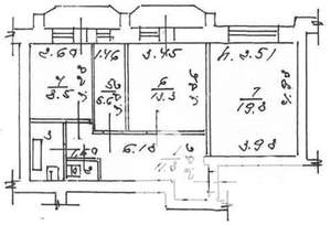 2-к квартира, вторичка, 67м2, 3/10 этаж
