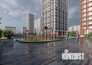 2-к квартира, строящийся дом, 56м2, 9/24 этаж