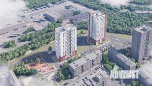 2-к квартира, строящийся дом, 54м2, 12/21 этаж