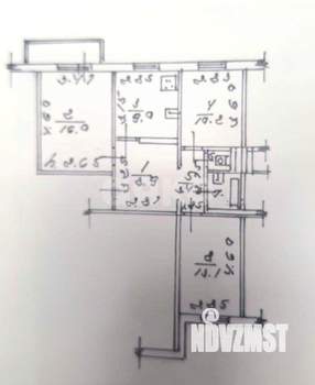 3-к квартира, вторичка, 64м2, 1/10 этаж