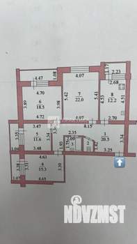 4-к квартира, вторичка, 106м2, 5/5 этаж