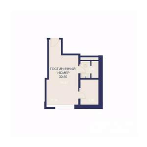 1-к квартира, вторичка, 31м2, 14/23 этаж