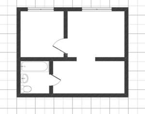 2-к квартира, вторичка, 43м2, 4/5 этаж