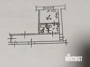 Студия квартира, вторичка, 12м2, 5/5 этаж
