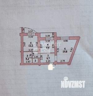2-к квартира, вторичка, 64м2, 17/17 этаж