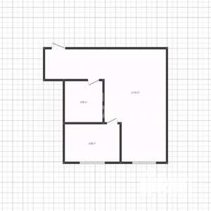 1-к квартира, вторичка, 32м2, 1/4 этаж