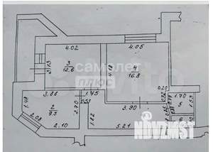 2-к квартира, вторичка, 54м2, 9/14 этаж