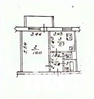 1-к квартира, вторичка, 38м2, 3/10 этаж