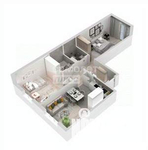 3-к квартира, вторичка, 64м2, 11/17 этаж
