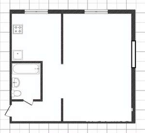 1-к квартира, вторичка, 32м2, 1/3 этаж