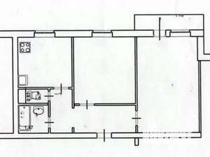 2-к квартира, вторичка, 44м2, 1/5 этаж