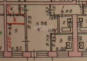 2-к квартира, вторичка, 45м2, 3/5 этаж