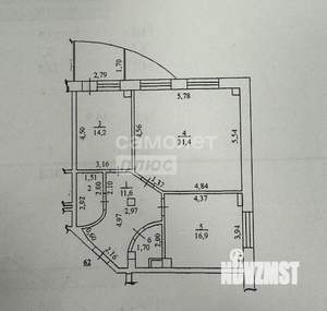 2-к квартира, вторичка, 81м2, 4/10 этаж