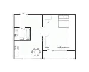 1-к квартира, вторичка, 39м2, 7/10 этаж