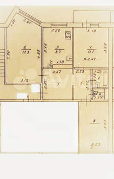 3-к квартира, вторичка, 62м2, 5/9 этаж