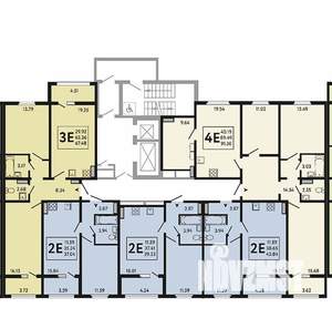 3-к квартира, сданный дом, 91м2, 11/18 этаж