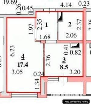 1-к квартира, вторичка, 37м2, 13/18 этаж