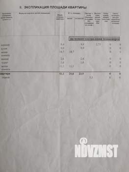 2-к квартира, вторичка, 53м2, 1/9 этаж