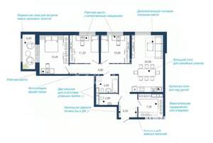 3-к квартира, вторичка, 103м2, 2/22 этаж