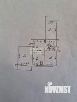 3-к квартира, вторичка, 64м2, 4/10 этаж
