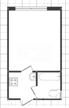 1-к квартира, вторичка, 18м2, 5/5 этаж