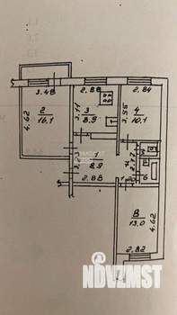 3-к квартира, вторичка, 65м2, 6/10 этаж