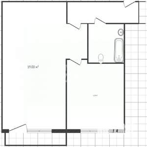 1-к квартира, вторичка, 31м2, 5/5 этаж