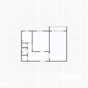 2-к квартира, вторичка, 44м2, 4/5 этаж