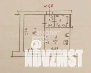 1-к квартира, вторичка, 33м2, 5/9 этаж