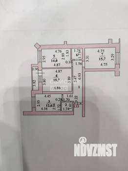 3-к квартира, вторичка, 79м2, 8/10 этаж