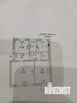 3-к квартира, вторичка, 88м2, 3/4 этаж
