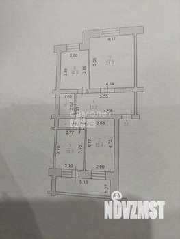 3-к квартира, вторичка, 76м2, 5/5 этаж