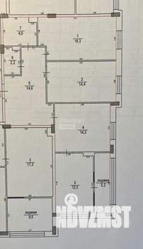 3-к квартира, вторичка, 84м2, 8/25 этаж