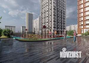 2-к квартира, строящийся дом, 65м2, 23/24 этаж