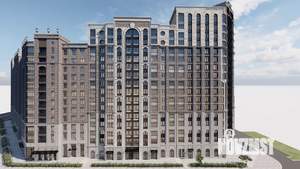 1-к квартира, строящийся дом, 42м2, 2/15 этаж